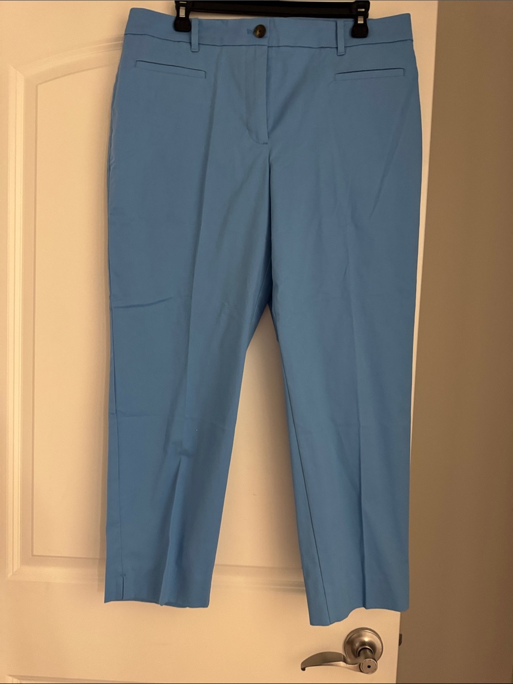 Ann Taylor Sky Blue Cropped Dress Pants